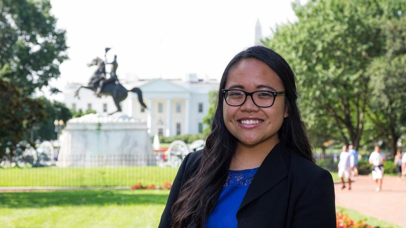 Teofanny Saragi ’18 interned for the White House Initiative on Asian Americans and Pacific Islanders this summer.